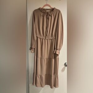 🛑Sold🛑Kirundo Tan Dress Size XL
